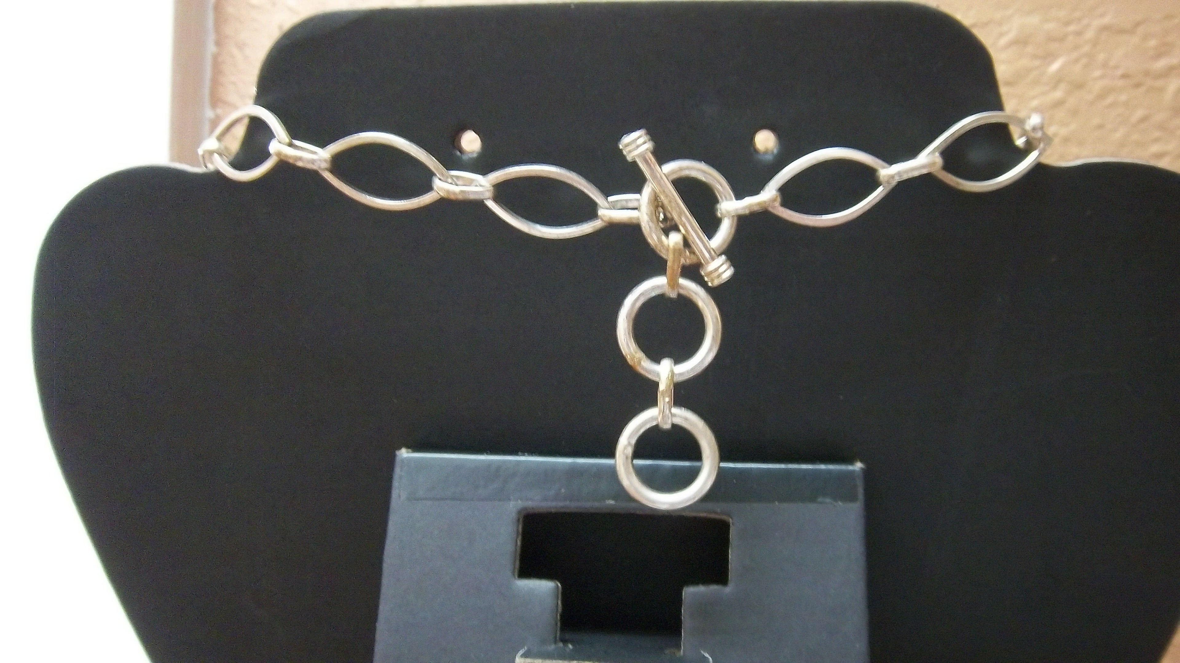 Large Turquoise and Silver Necklace