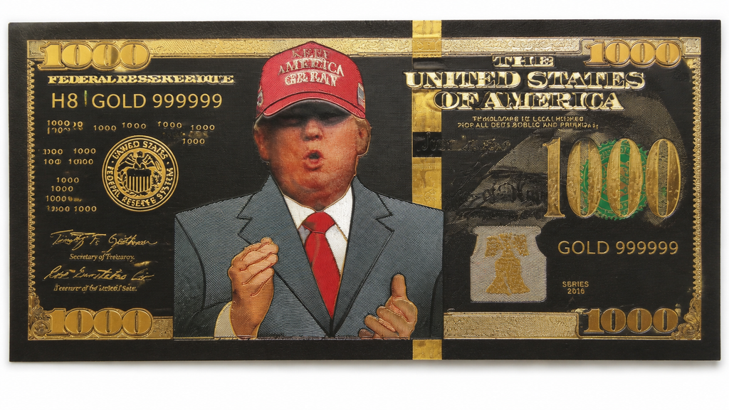 Trump Black Gold Note