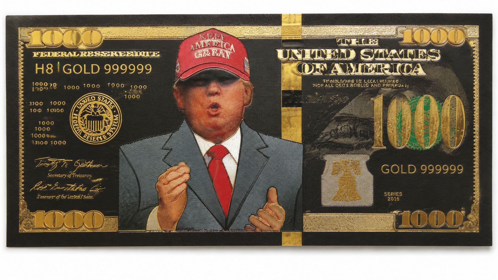 Trump Black Gold Note