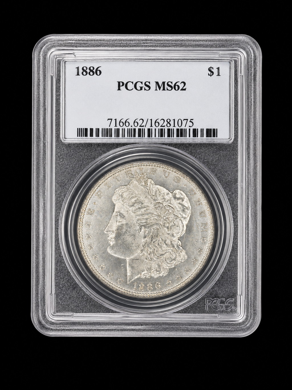1886 MS62 Morgan Silver Dollar