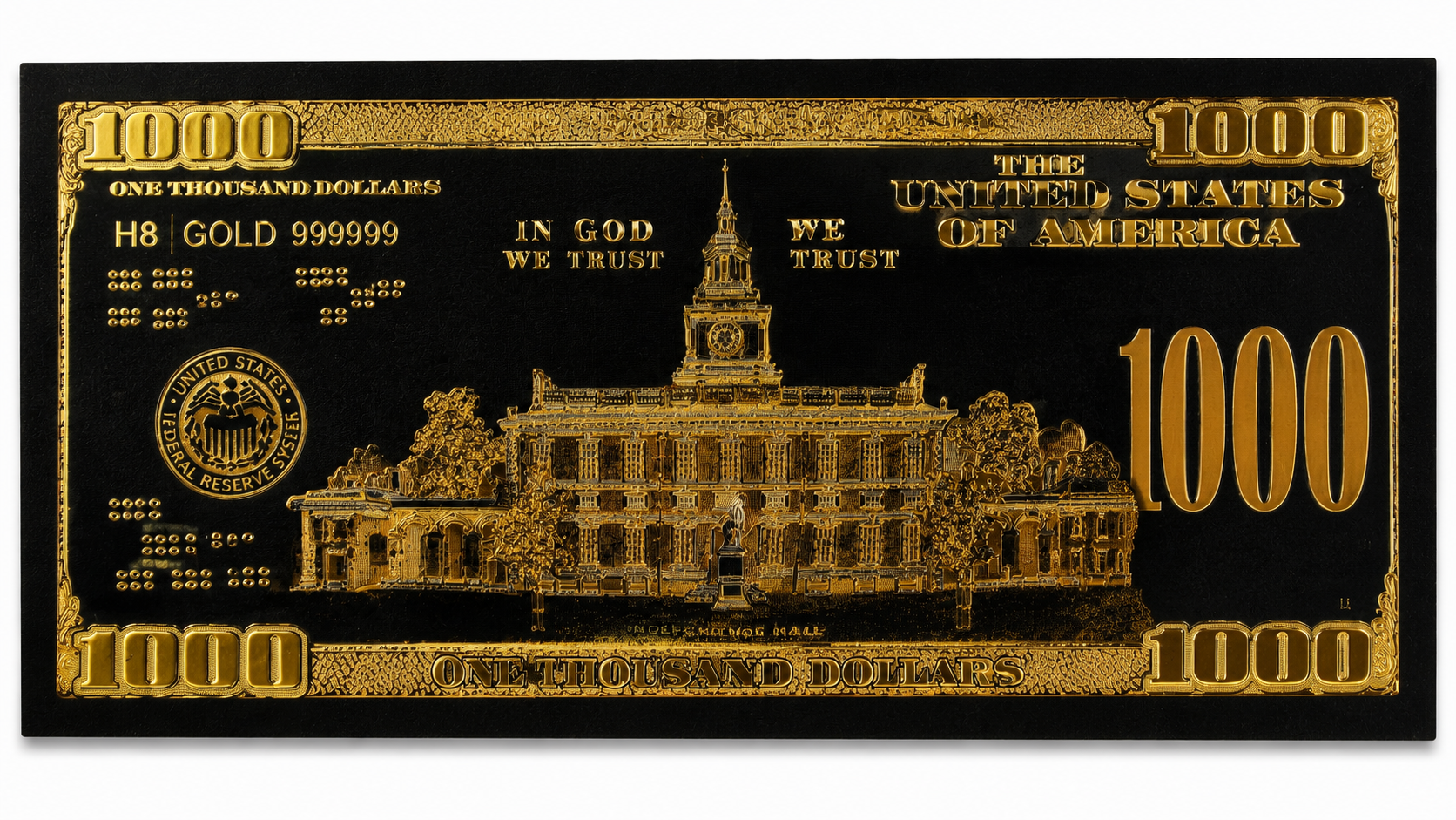 Trump Black Gold Note
