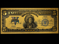 24 Karat Gold Banknote $5 Bill